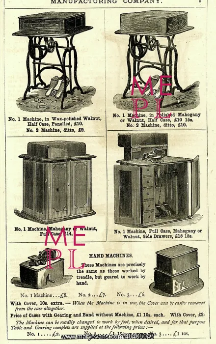 : Advert, Wheeler & Wilson's Sewing Machines : Advert, Wheeler & Wilson's Sewing Machines