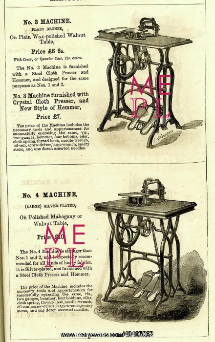 : Advert, Wheeler & Wilson's Sewing Machines : Advert, Wheeler & Wilson's Sewing Machines