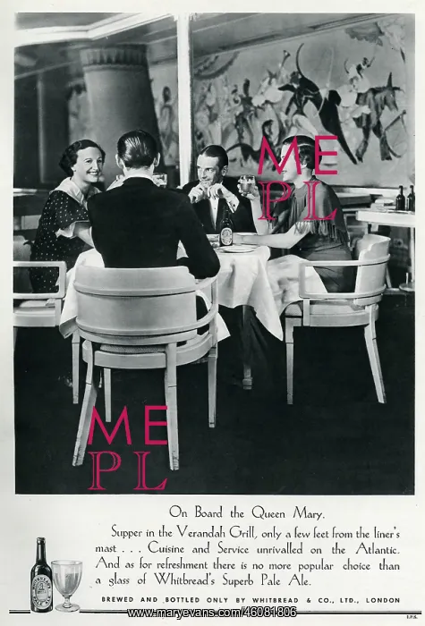 : Advert for Whitbread pale ale 1936 : Advert for Whitbread pale ale 1936