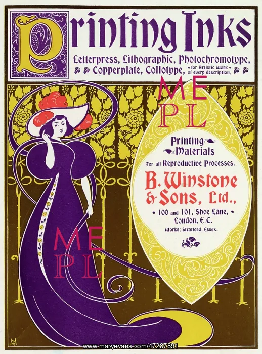  : Advert Winstone Inks 1897