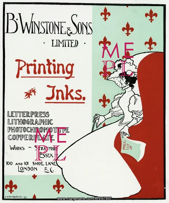  : Advert Winstone Inks 1897