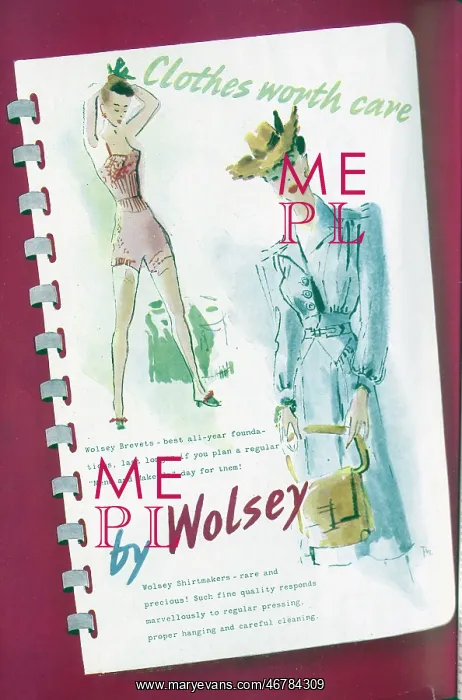 : Advert for Wolsey Clothing : Advert for Wolsey Clothing