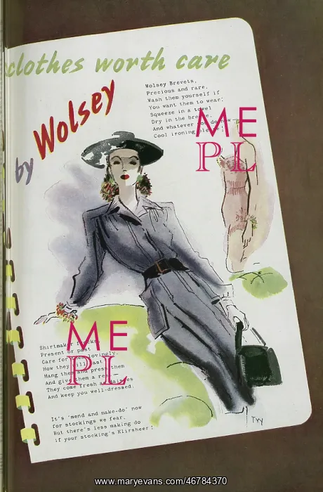 : Advert for Wolsey Clothing : Advert for Wolsey Clothing