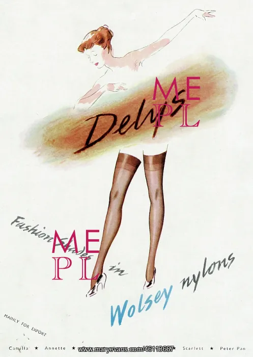 : Advert for Wolsey Nylons 1951 : Advert for Wolsey Nylons 1951
