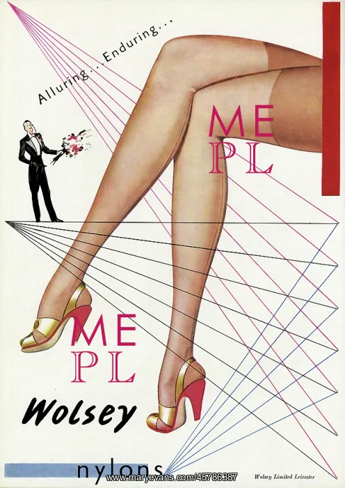 : Advert for Wolsey stockings 1947 : Advert for Wolsey stockings 1947