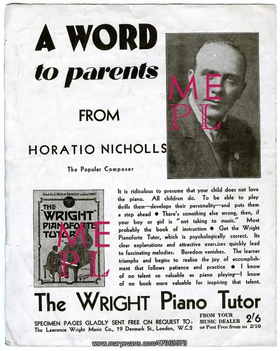 : Advert, The Wright Pianoforte Tutor : Advert, The Wright Pianoforte Tutor