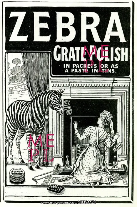  : Advert for Zebra Fire Grate Polish