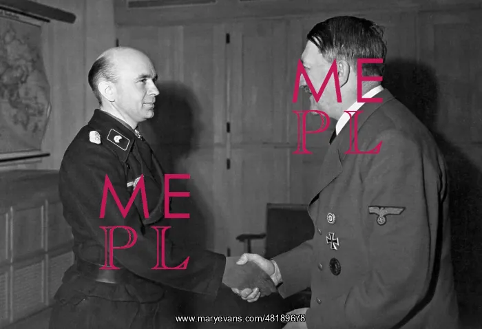 : Adalbert Schulz and Adolf Hitler, 1944 : Adalbert Schulz and Adolf Hitler, 1944