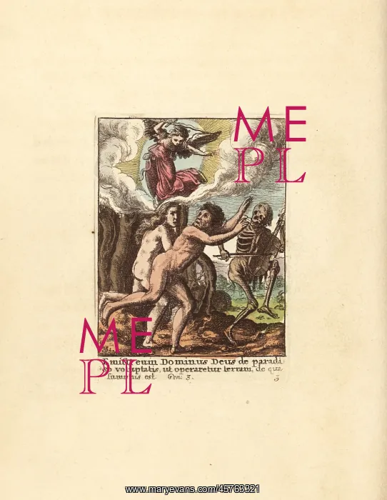 : Adam and Eve driven out of the Garden of Eden : Adam and Eve driven out of the Garden of Eden