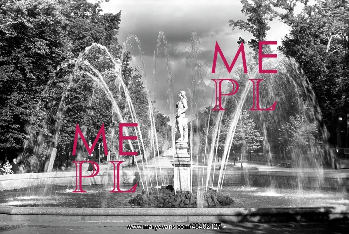 : Adam Fountain in Peterhof : Adam Fountain in Peterhof