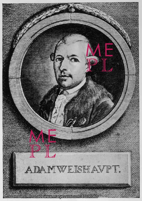 : Adam Weishaupt - German mystic, philosopher and religious le : Adam Weishaupt - German mystic, philosopher and religious le