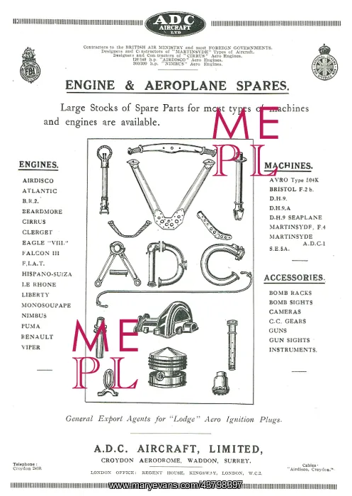 : ADC Aircraft - Aircraft & Engine Spares : ADC Aircraft - Aircraft & Engine Spares