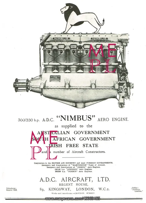: ADC Aircraft Nimbus Aero Engines : ADC Aircraft Nimbus Aero Engines