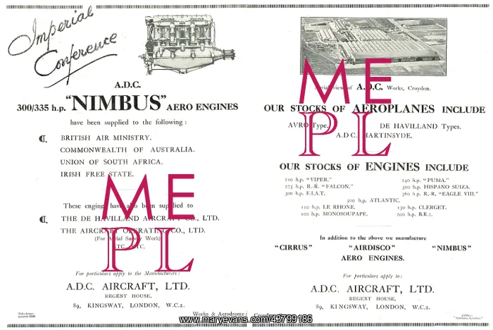: ADC Aircraft - Nimbus Engines : ADC Aircraft - Nimbus Engines