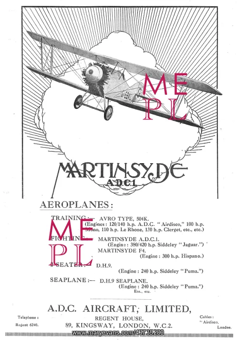  : ADC Martinsyde ADC1