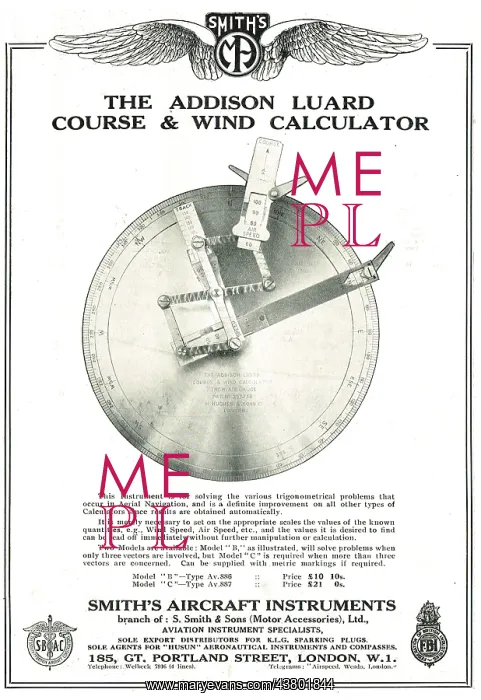 : The Addison Luard Course & Wind Calculator From Smiths : The Addison Luard Course & Wind Calculator From Smiths