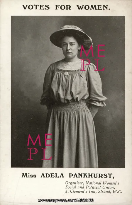 : Adela Pankhurst Suffragette : Adela Pankhurst Suffragette