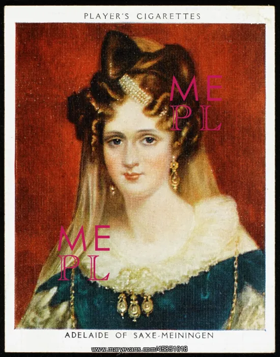 : ADELAIDE OF SAXE-MEININGEN : ADELAIDE OF SAXE-MEININGEN