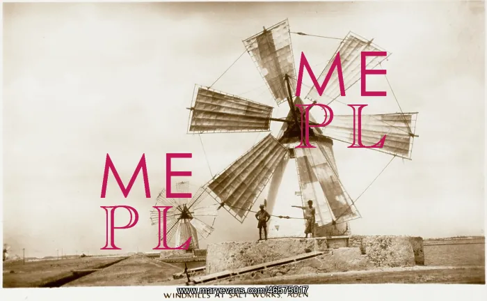  : Aden - Yemen - Windmills at the Salt Works