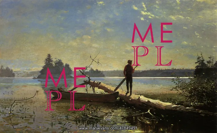  : An Adirondack Lake, by Winslow Homer