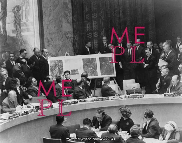 : Adlai Stevenson describes location of missile ? : Adlai Stevenson describes location of missile ?