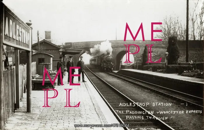 : Adlestrop Railway Station, Gloucestershire : Adlestrop Railway Station, Gloucestershire