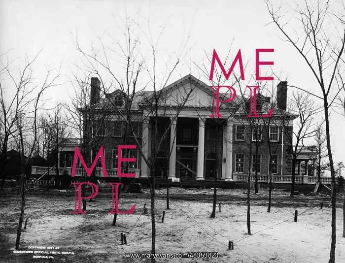 : Administration building in Norfolk, 1907 : Administration building in Norfolk, 1907