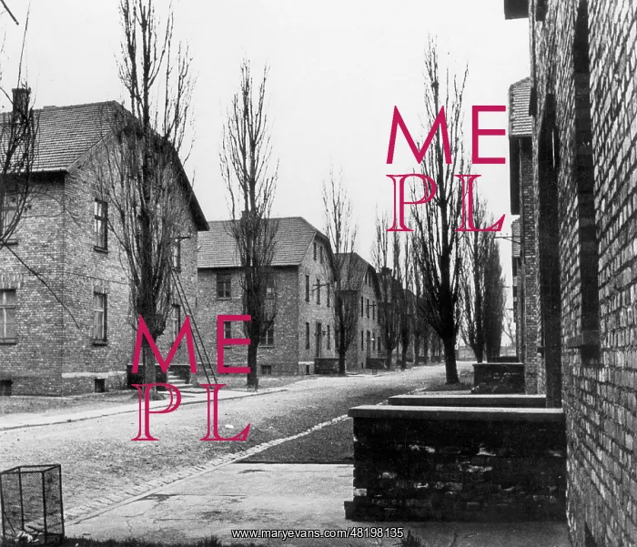 : Administration buildings in Auschwitz concentration camp : Administration buildings in Auschwitz concentration camp
