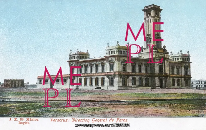 : Administrative building for lighthouses, Veracruz, Mexico : Administrative building for lighthouses, Veracruz, Mexico