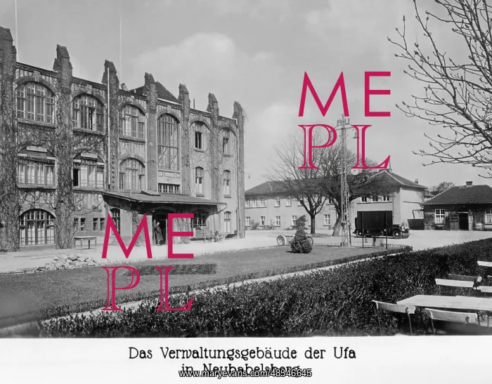 : The administrative site of Ufa in Neubabelsberg, 1935 : The administrative site of Ufa in Neubabelsberg, 1935