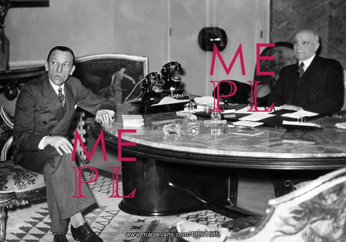 : Admiral Bard and Marohand in Paris, 1941 : Admiral Bard and Marohand in Paris, 1941