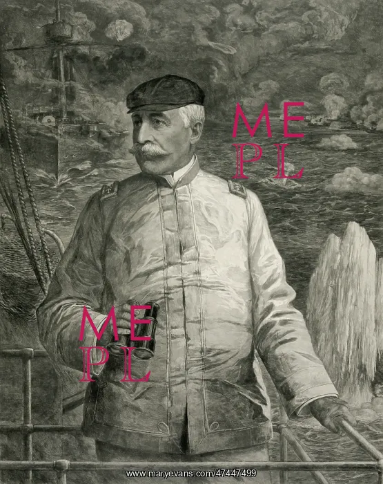 : Admiral Dewey on the bridge : Admiral Dewey on the bridge