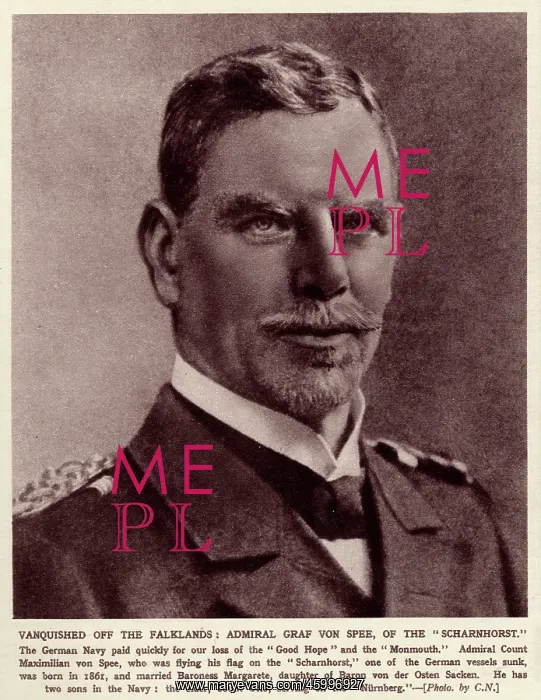 : Admiral Graf Von Spee 1914 : Admiral Graf Von Spee 1914