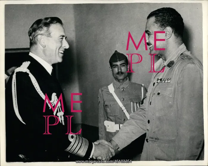 : Admiral Mountbatten and PM Nasser of Egypt : Admiral Mountbatten and PM Nasser of Egypt