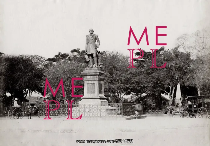 : Admiral Rigault de Genouilly statue, Saigon : Admiral Rigault de Genouilly statue, Saigon