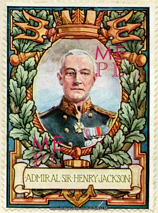 : Admiral Sir Henry Jackson / Stamp : Admiral Sir Henry Jackson / Stamp