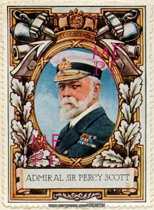 : Admiral Sir Percy Scott / Stamp : Admiral Sir Percy Scott / Stamp