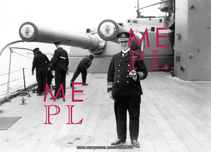 : Admiral Sturdee on board Hercules : Admiral Sturdee on board Hercules