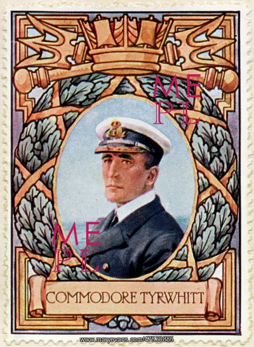 : Admiral Tyrwhitt, / Stamp : Admiral Tyrwhitt, / Stamp