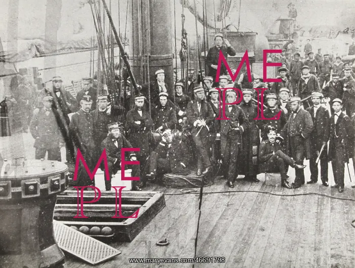 : Admiral William Tegetthoff with his : Admiral William Tegetthoff with his