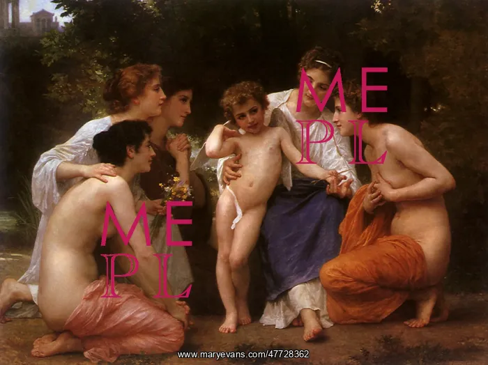 : Admiration, by Bouguereau : Admiration, by Bouguereau