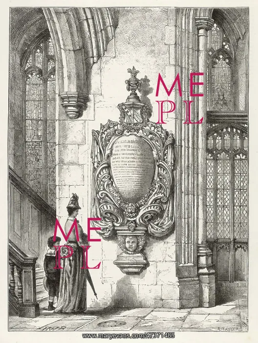 : Admiring Tomb in Church : Admiring Tomb in Church
