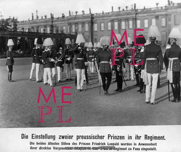 : Admission to the regiment, 1911 : Admission to the regiment, 1911