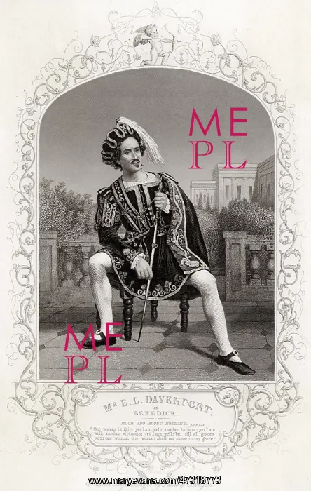 : MUCH ADO: BENEDICK / C19TH : MUCH ADO: BENEDICK / C19TH