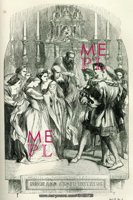 : Much Ado About Nothing - title page : Much Ado About Nothing - title page