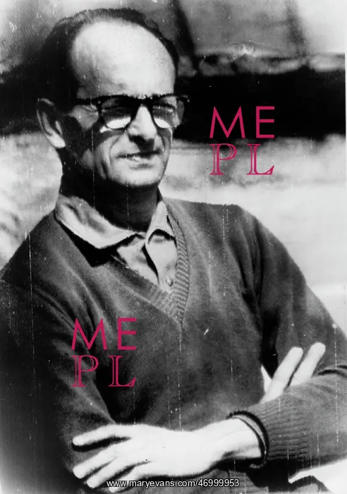 : Adolf Eichmann awaiting trial in Jerusalem : Adolf Eichmann awaiting trial in Jerusalem