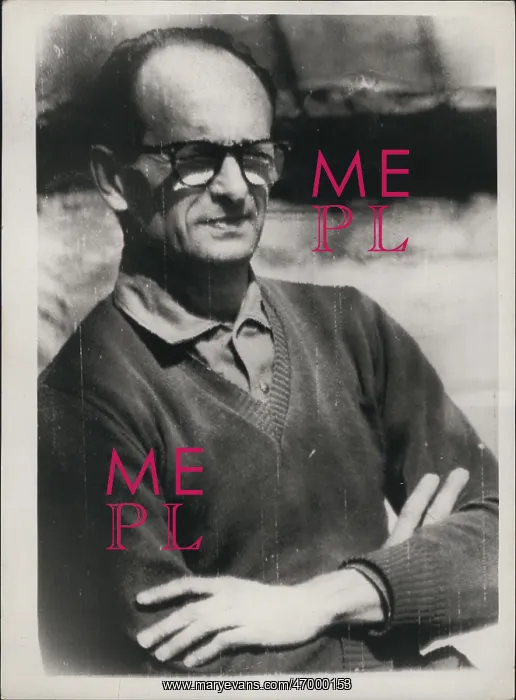 : Adolf Eichmann awaiting trial in Jerusalem : Adolf Eichmann awaiting trial in Jerusalem