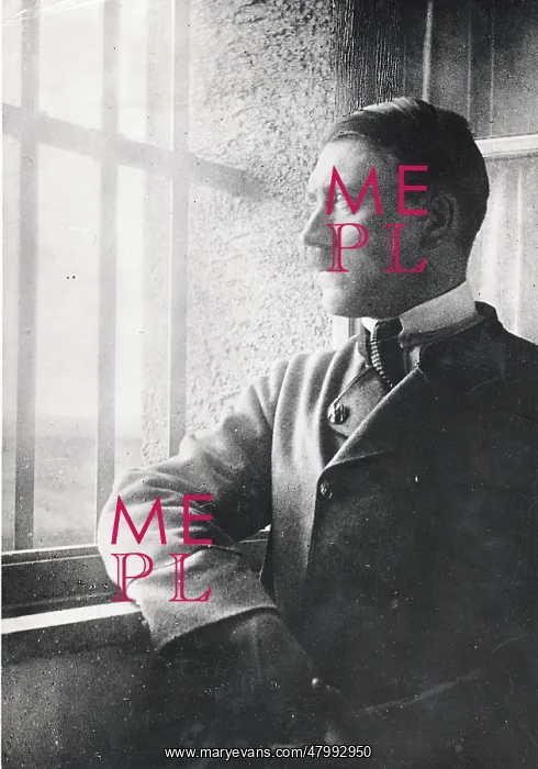 : Adolf Hitler on his 35th birthday at the window of : Adolf Hitler on his 35th birthday at the window of