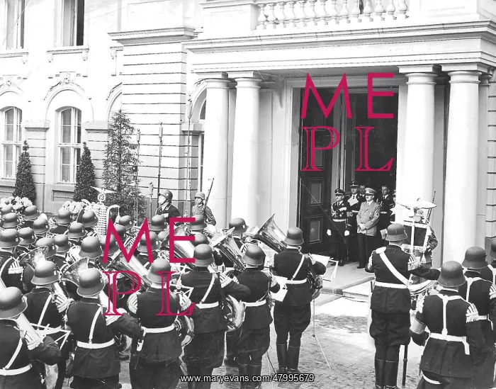 : Adolf Hitler 50th birthday serenade, Berlin, Germany : Adolf Hitler 50th birthday serenade, Berlin, Germany