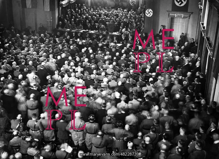 : Adolf Hitler and Alfred Hugenberg at the foundation of the : Adolf Hitler and Alfred Hugenberg at the foundation of the